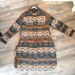 Shyanne Southwestern Duster Coat